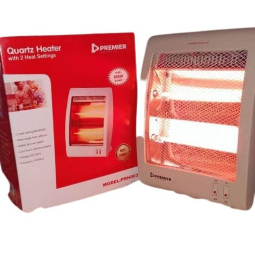 Premier Quartz Portable Electric Room Heater/ Warmer