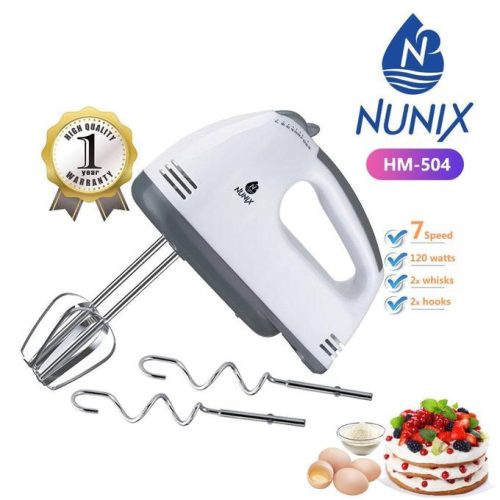 Nunix 7-Speed Portable Hand Mixer