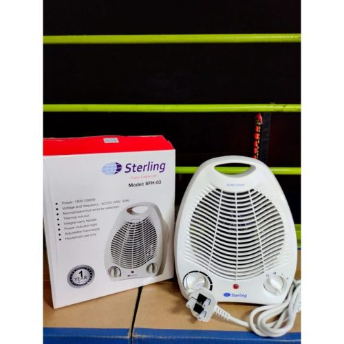 Sterling Electric Personal Room Heater With Adjustable Thermostat.