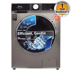 Ramtons RW/153- 12KG Front Load Washing Machine-Dark Silver