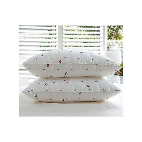 Set Of 2 Bed Pillows (Pair- Pure Fiber Filled)