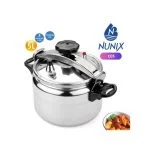 Nunix Aluminum Pressure Cooker Explosion Proof 5 Litres