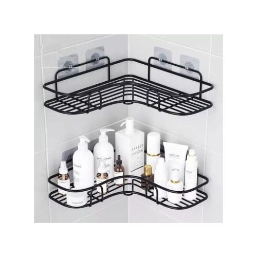 Bathroom Corner Shelf -Black