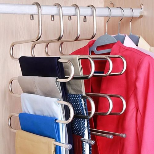 S Shaped Trouser Pants Hangers Clothes Organizer