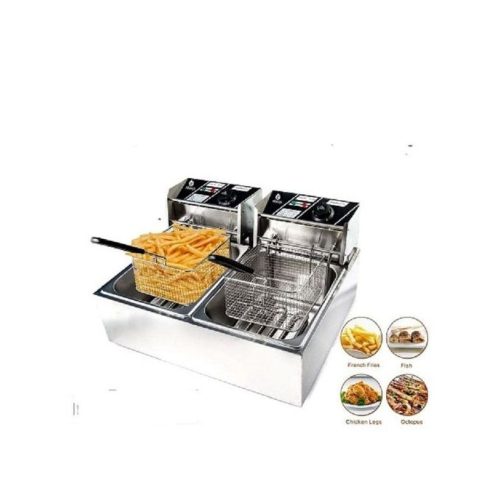 Nunix 6L+ 6L Commercial Double Deep Fryer