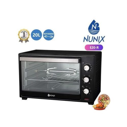 Nunix 20L Electric Rotisserie Oven For Baking And Grilling