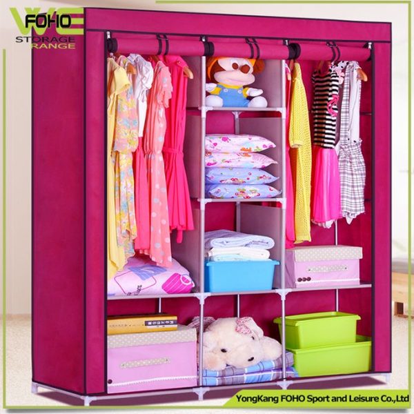 3 Column Portable Wardrobe