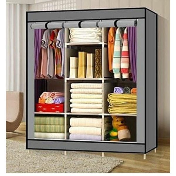 3 Column Portable Wardrobe - Image 4