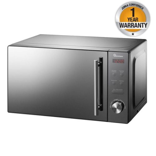 Ramtons RM/458 – Digital Glass Microwave, 700W – 20L -Black & Silver