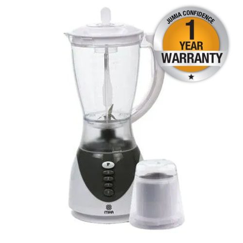 Mika MBLR4731DG – Blender With Grinder – 1.5L – Grey