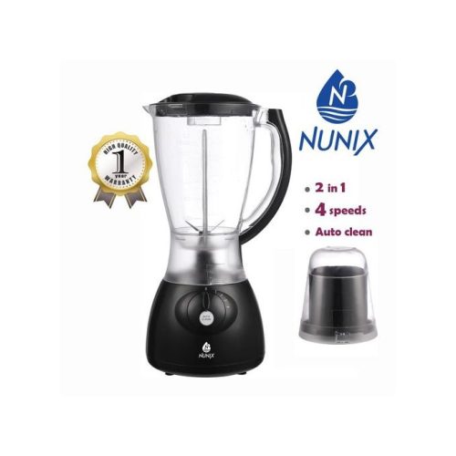 Nunix Powerful Blender 2 In 1 With Grinder Machine 1.5L