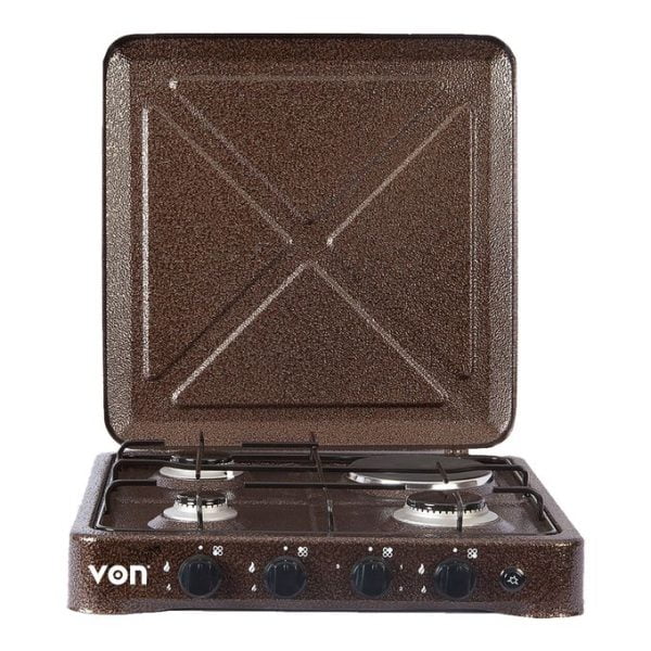 VON O-431.C/ VAC4F300C 3 Gas 1 Electric Cooker - Copper