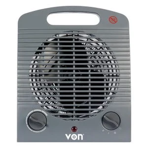 VON VSHJ20FY Fan Heater, 2000W - Grey