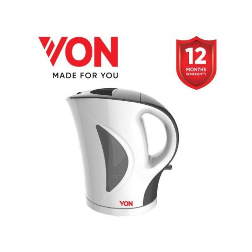 VON 1.7L CORDLESS KETTLE VSKL17BNK WHITE AND BLACK