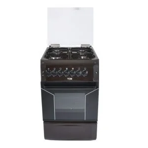VON VAC6F031UB - 60cmx60cm 3 Gas + 1 Electric Cooker, Brown