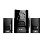 VON VES0602FS Subwoofer 2.1CH, Bluetooth,USB - 60W RMS