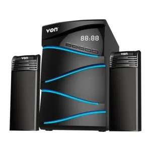 VON VES1002FS Subwoofer 2.1CH, Bluetooth, USB-100W RMS