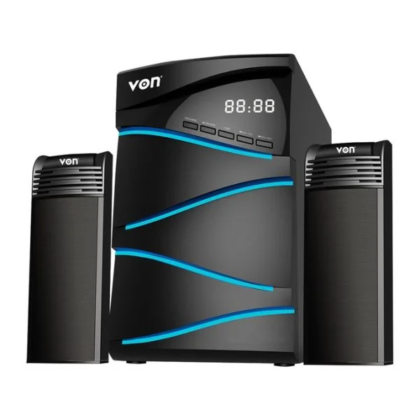 VON VES1002FS Subwoofer 2.1CH, Bluetooth, USB-100W RMS