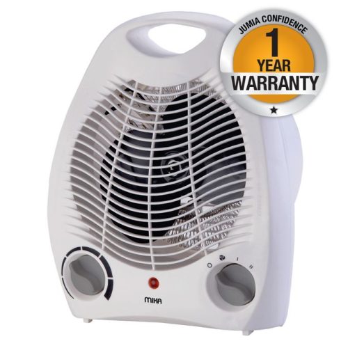 Mika MH101 – Fan Heater, 1000/2000W – White.