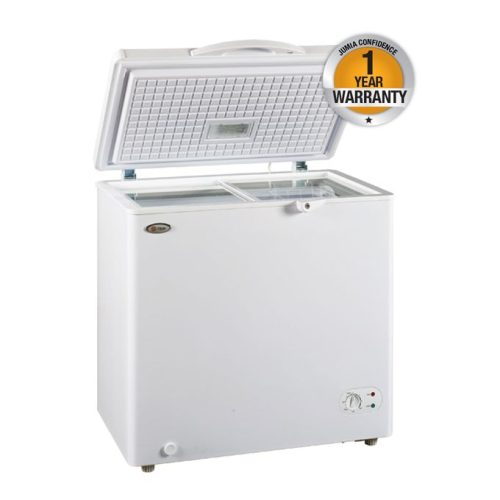 Mika MCF150W – 150L Single Door Deep Freezer, White