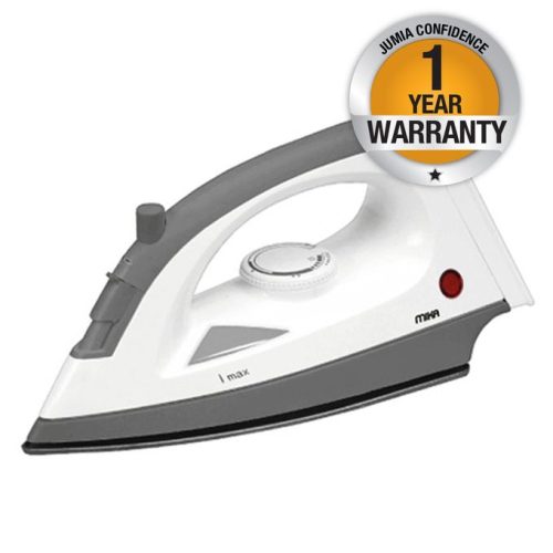 Mika MSTI285 – Steam Iron, Non-Stick Soleplate – White & Grey