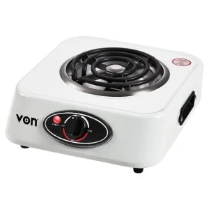 VON HPTC-11CW - Single Coil Cooker - 1200W - White.