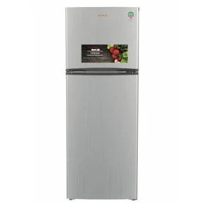 Vitron VNR269DS 269 Liters Double Door Fridge - Silver Hairline