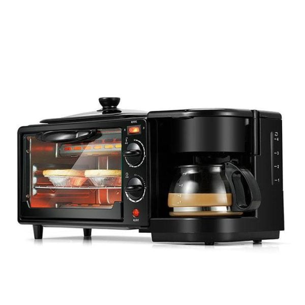 Nunix 3 IN 1 BREAKFAST MAKER; TOASTER,OVEN, COFFEE MAKER - Image 7