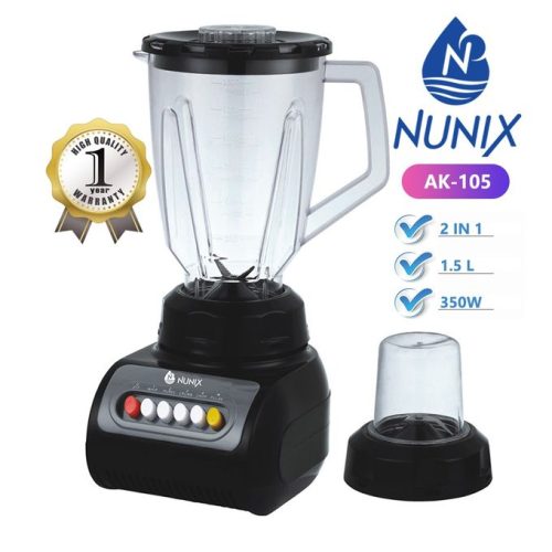 Nunix Durable High Quality Motor 2 In 1 Blender