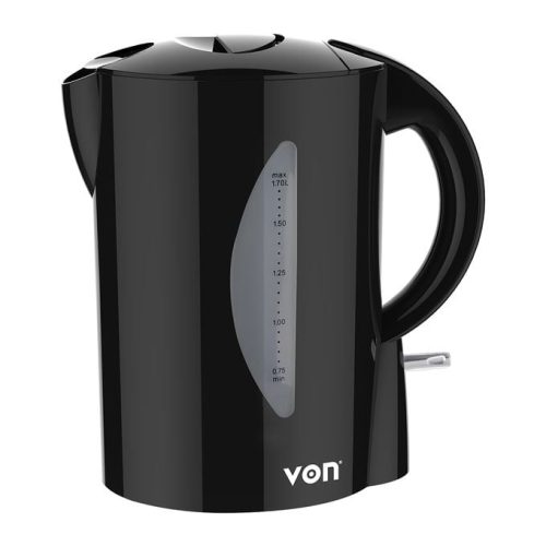 VON VSKC17BVK – 1.7L Corded Kettle – 2200W – Black