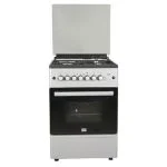 Mika MST60PIAGSL/EM - 4 Gas Standing Cooker + Gas Oven- Silver - Image 2