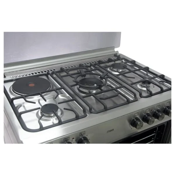 Mika MST90PU41HI/FOW 4+1 Electric Oven Standing Cooker Half Inox - Image 4