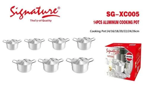 Signature 14 PCS Aluminum Cooking Pots