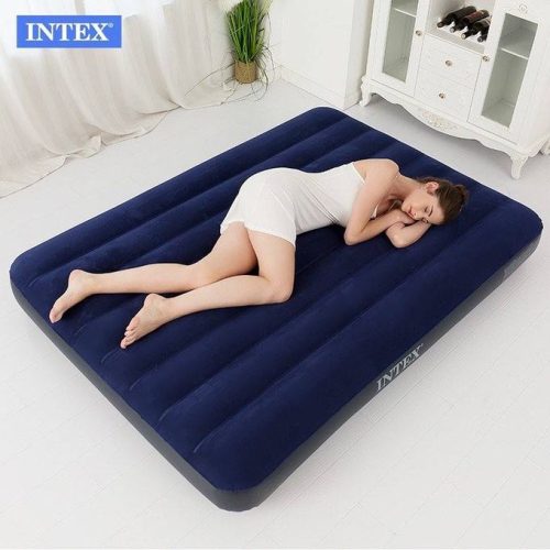 Intex Portable Inflatable Mattress With A Free Pump [5×6]