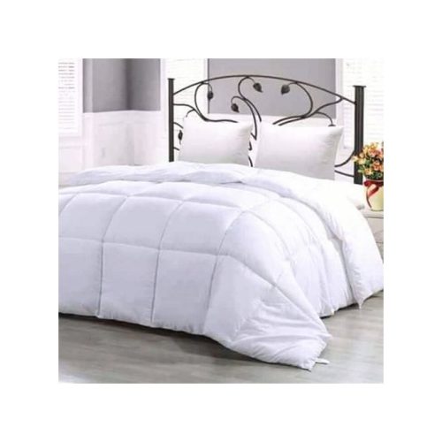 White Double Side Duvet, A Bedsheet And Two Pillow Cases