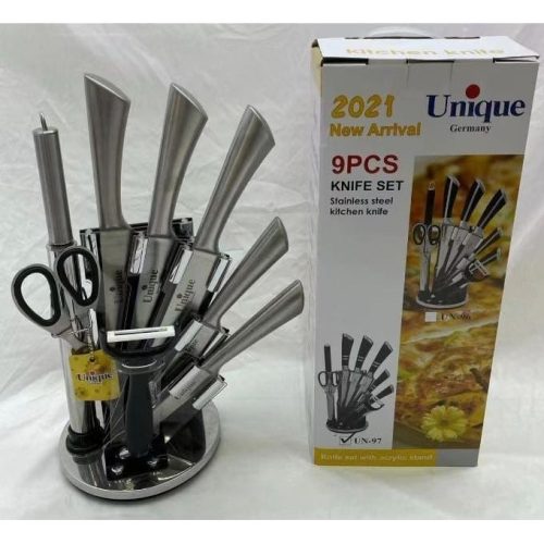 UNIQUE 9pieces German Executive Knife Set Stainless Steel