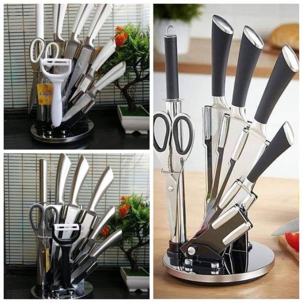 UNIQUE 9pieces German Executive Knife Set Stainless Steel - Image 5