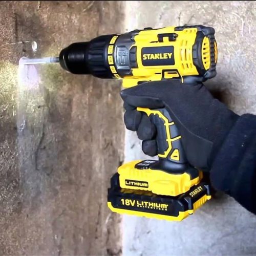 Stanley Cordless Drill Hammer Impact 18V 2.0Ah +2 Batteries