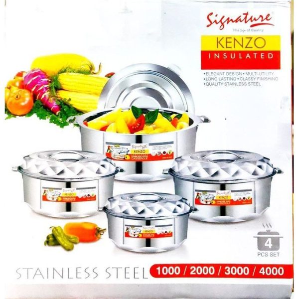 Signature High Quality 4PCS Set Stainless Steel Hotpots