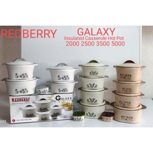 Redberry Galaxy 5 PCs Of Insulated Hotpot