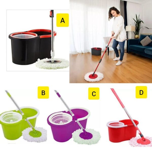  SPIN MOP AND BUCKET 360° WITH MOP HEAD.  - Image 9