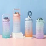 3 In 1 Motivational Water Bottle With Time Stamps - Image 10