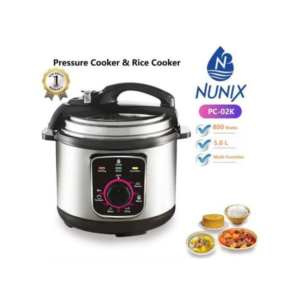 Nunix PC-02K Digital Multi-functional Pessure Cooker - Image 2