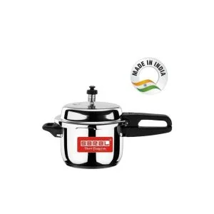 Saral Non Explosive 2 Handle Aluminium Pressure Cooker
