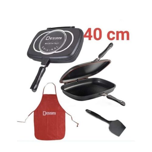 Dessini 40 Cm Double Sided Grill Non-stick Pressure Pan