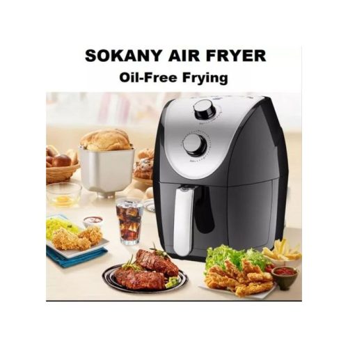 Sokany 5.0Ltrs Oil Free Frying Double Pot Healthy Air Fryer