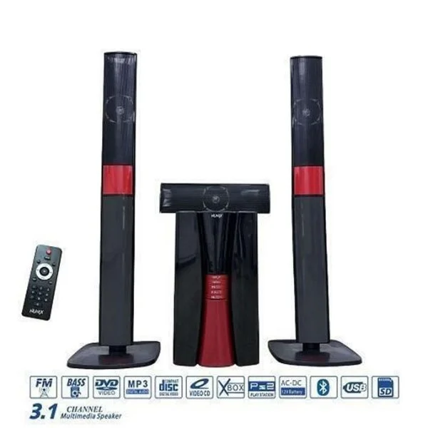 Nunix NU-M6 3.1CH Mini Home Theater  Speaker, 2800W – Black